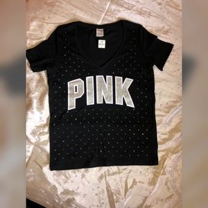 Victoria's Secret PINK Rhinestone T-Shirt NWT